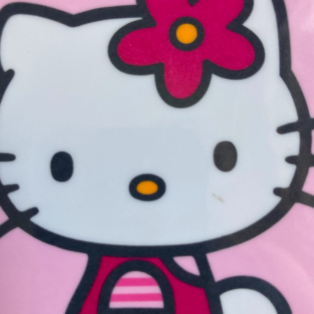 Hello Kitty Melamine Plate & Bowl Set, Vintage 2001 - Picture 9 of 9